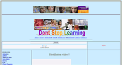 Desktop Screenshot of dontstoplearning.com